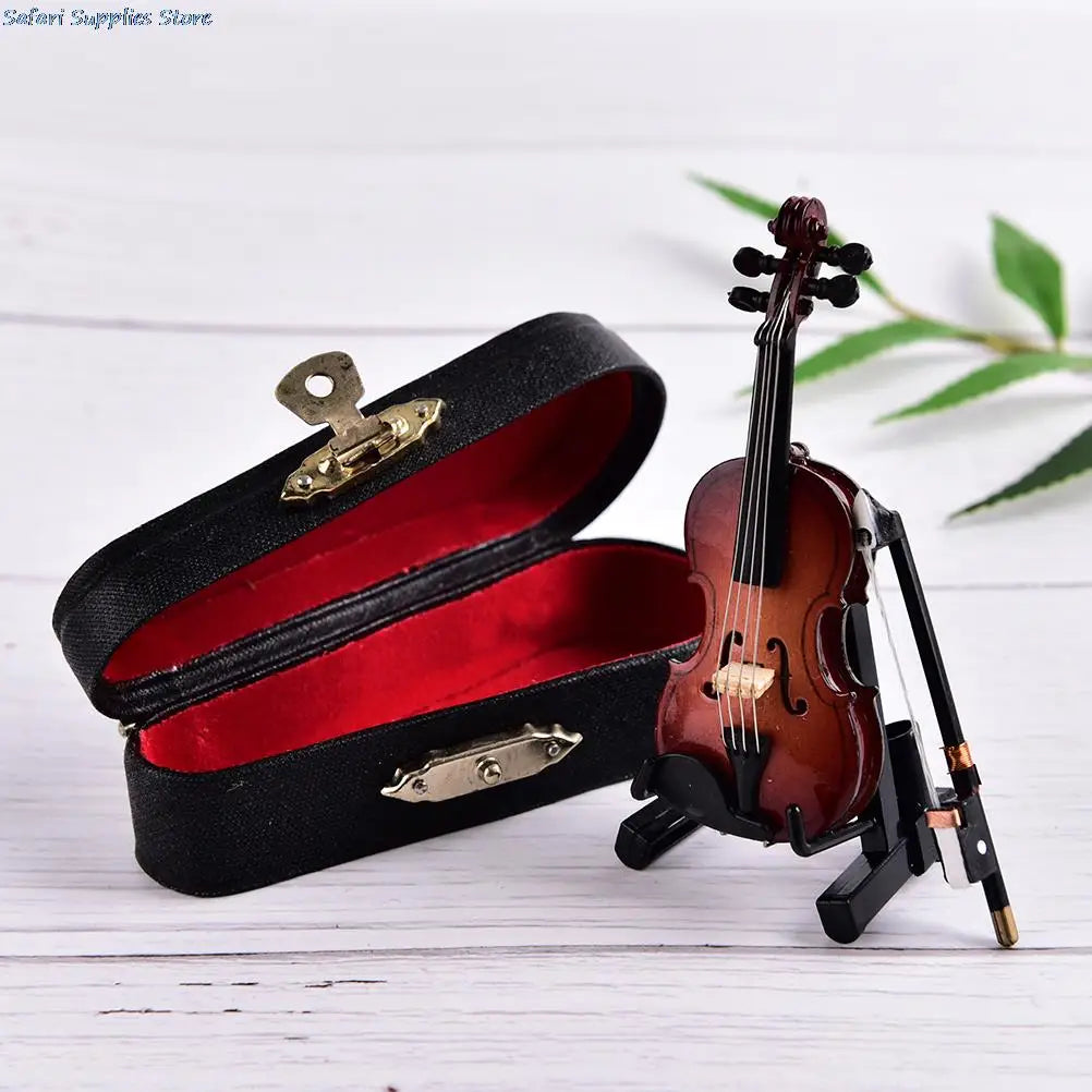 Playable Tiny Violin Figurine
