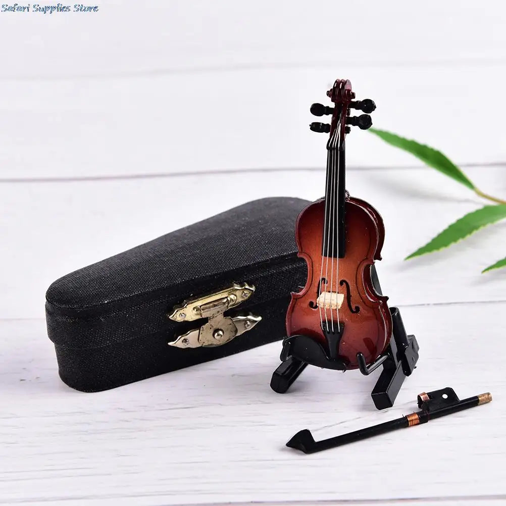 Playable Tiny Violin Figurine