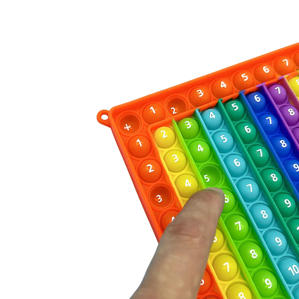 Math Fidget Toy, Math Game with Addition,Subtraction,Multiplication,Division Flash Cards or Time Table