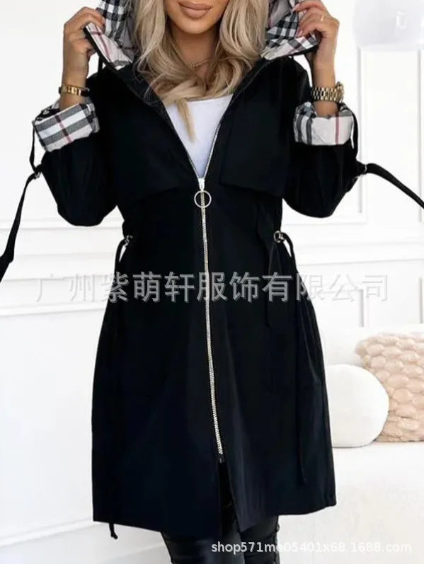 Fashion Trench Coat Woman