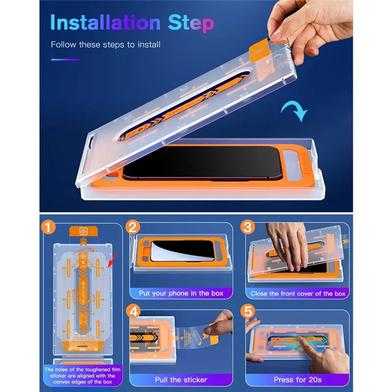 Auto-align Screen Protector Box For IPhone