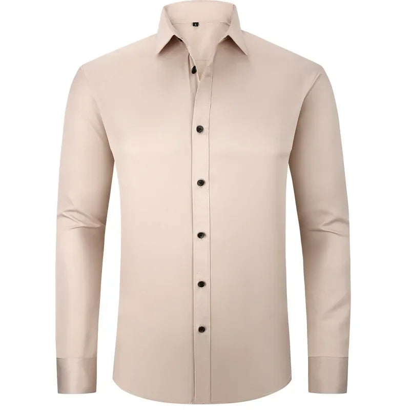 Men's Super Stretchy Quick-Drying Breathable Dress Shirt