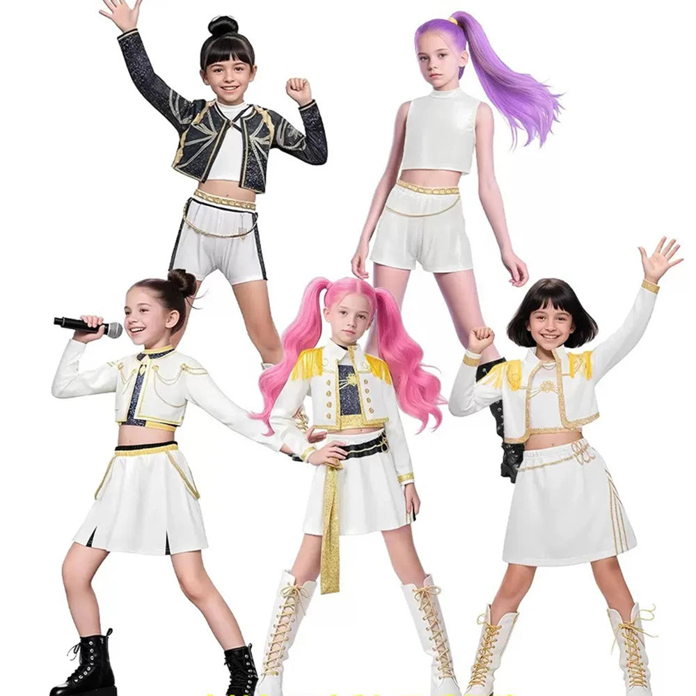 K-Pop Girl Costume Skirt Set💖 Role Play👻Demon Hunter