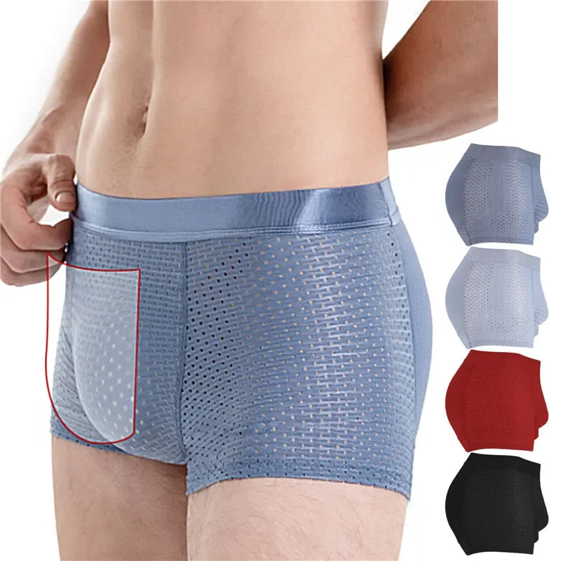 Men's Hip-Lifting Comfortable Breathable Boxer Briefs Hip
