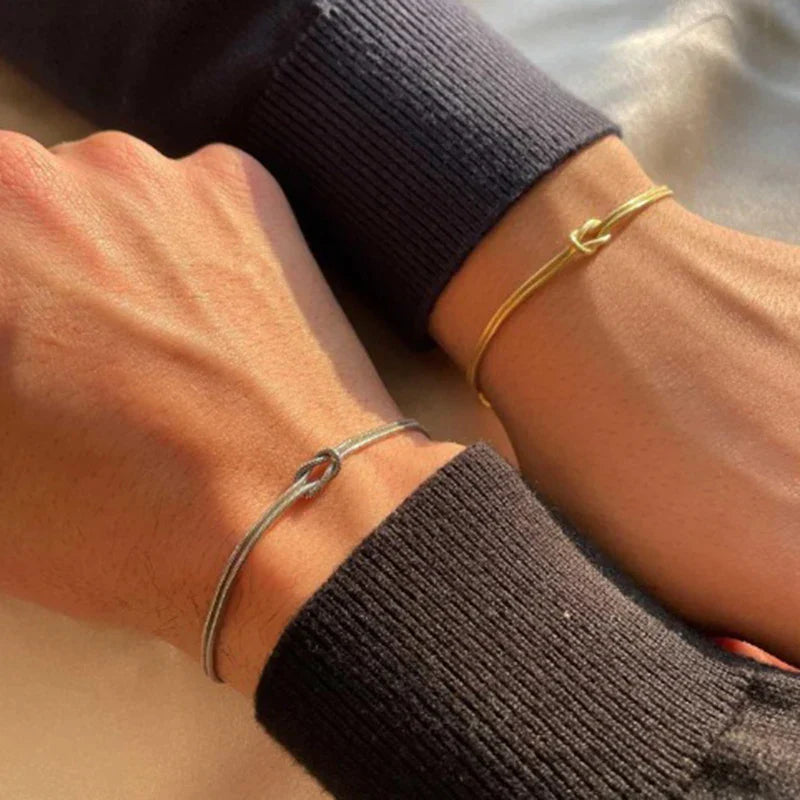 Knot Bracelet for Couple Handmade