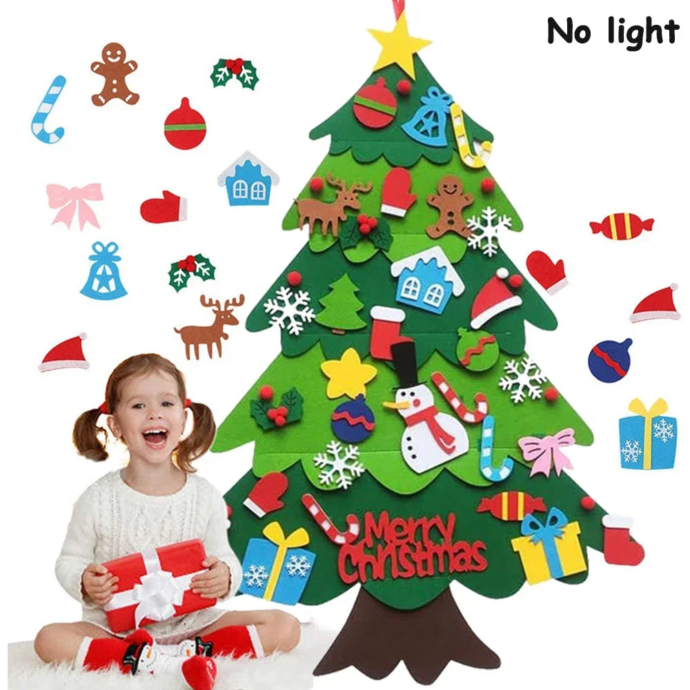 Everized Interactive Felt Christmas Tree for Kids