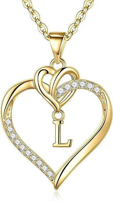 Initial Necklace "Love"