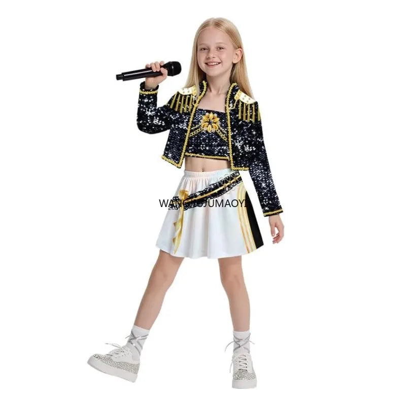 K-Pop Girl Costume Skirt Set💖 Role Play👻Demon Hunter