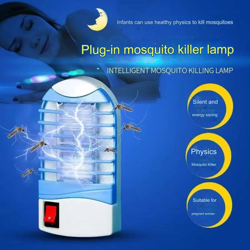 LED Blue Light Trap Household Mosquito Killer Lamp