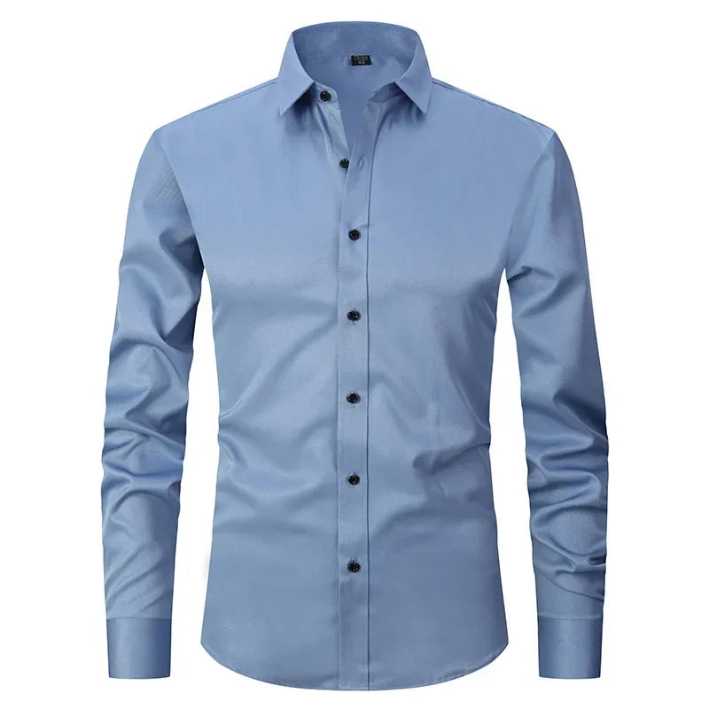 Men's Super Stretchy Quick-Drying Breathable Dress Shirt