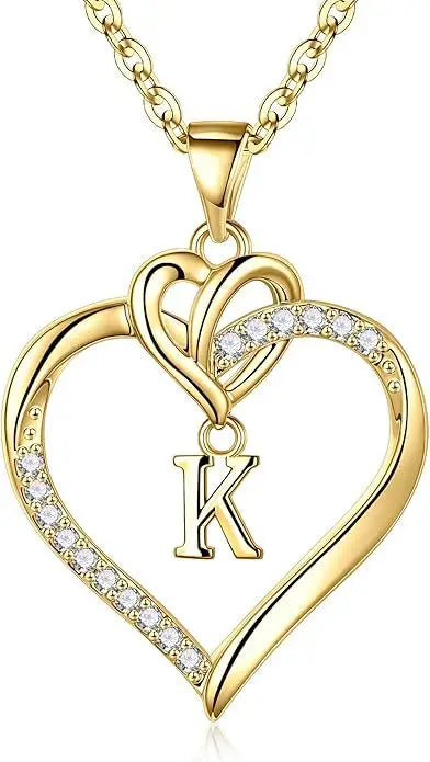 Initial Necklace "Love"