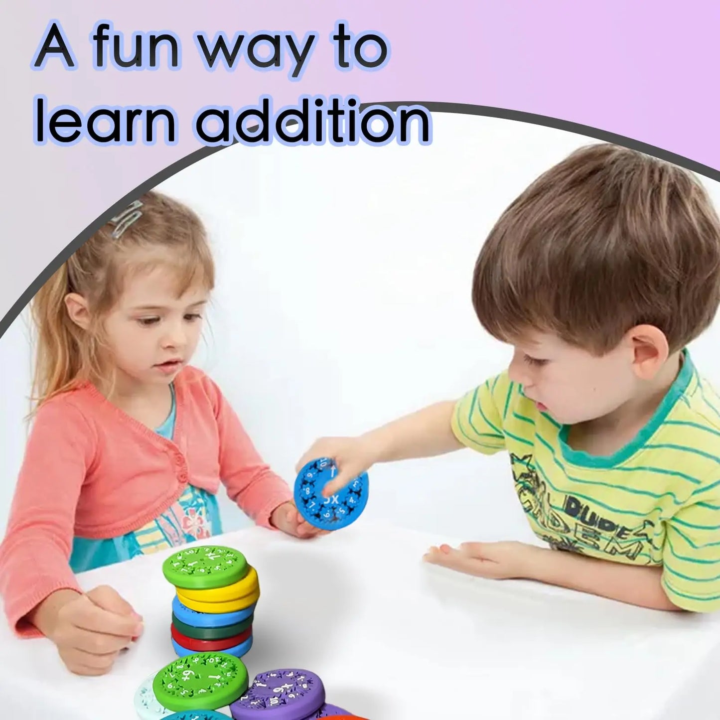 Math Facts Fidget Spinners