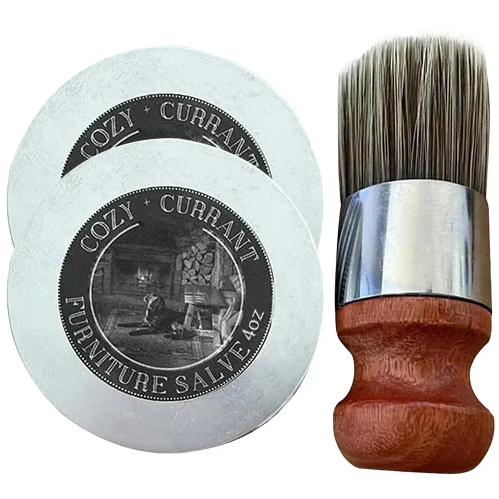 Leather & Furniture Repair Salve + Applicator Brush