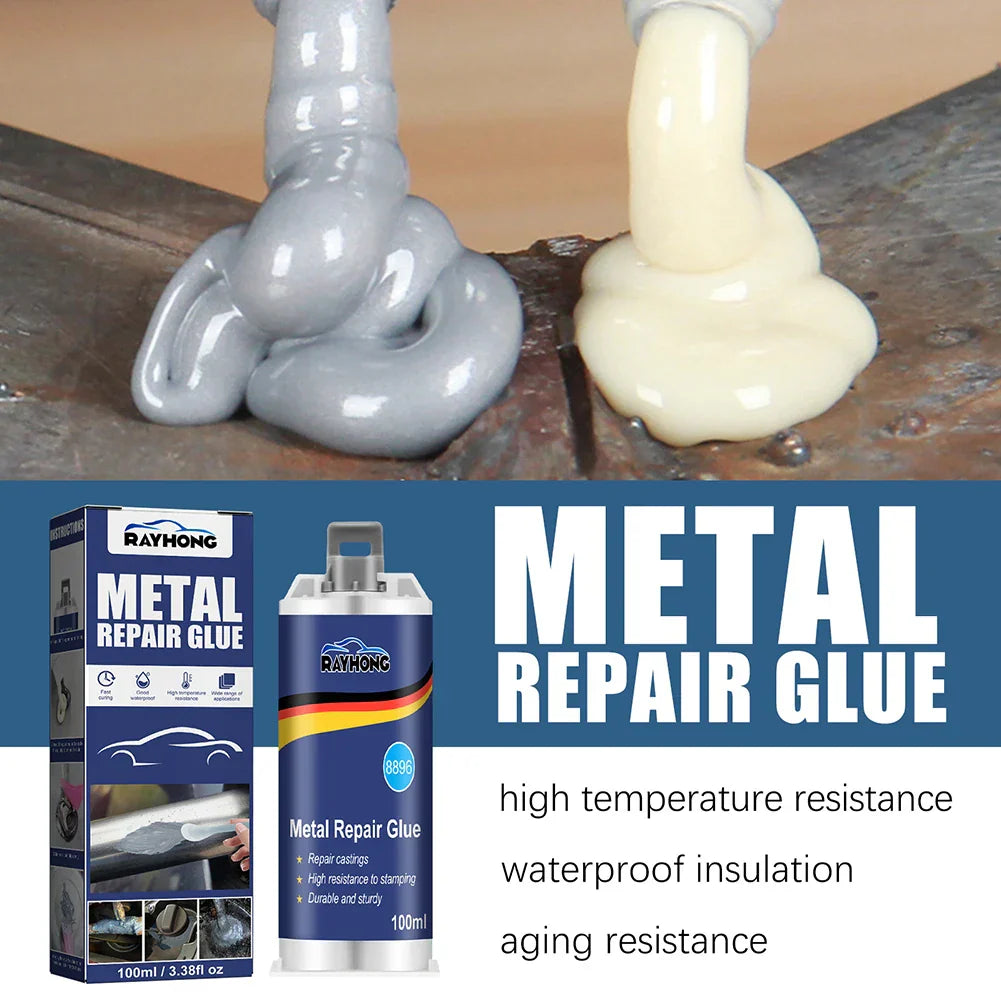 Metal repair glue