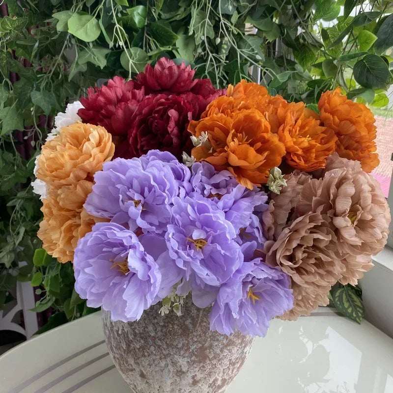 Outdoor Artificial Hydrangea Flowers
