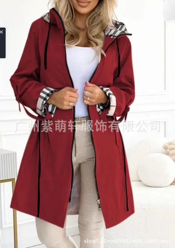 Fashion Trench Coat Woman