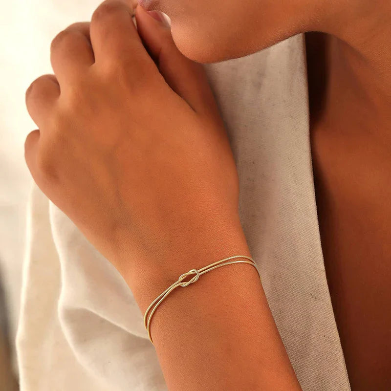 Knot Bracelet for Couple Handmade