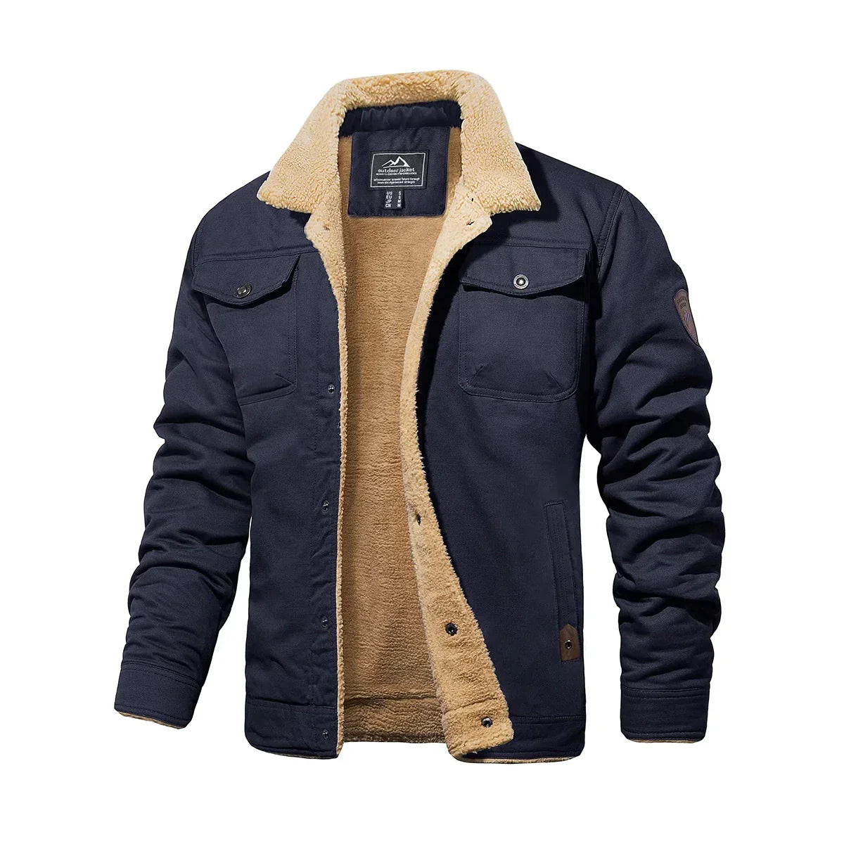Men's Winter Jackets Sherpa Lined Jackets