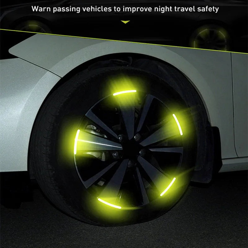 Tire Reflective Warning Stickers (20 Pcs)