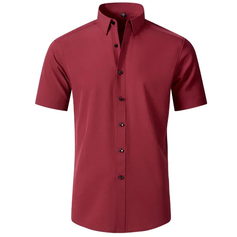 Men's Super Stretchy Quick-Drying Breathable Dress Shirt