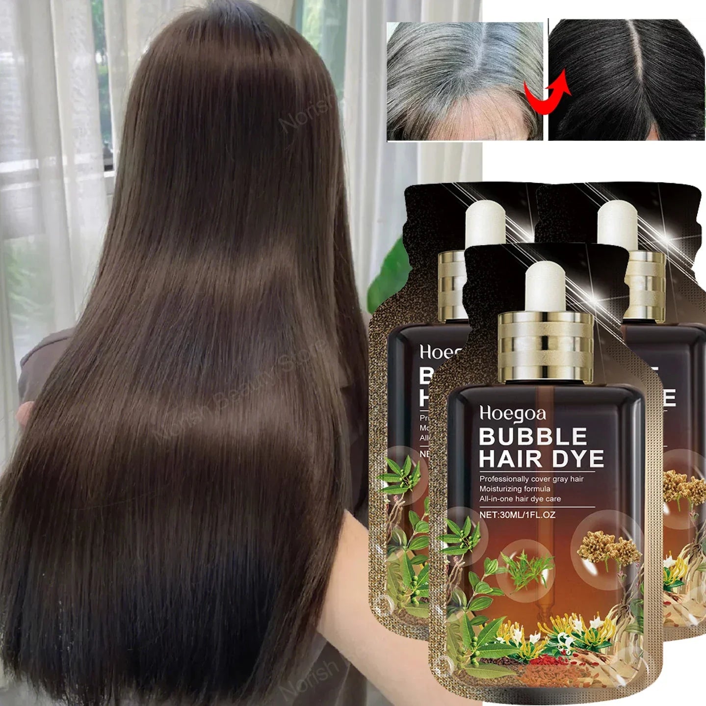 Plant Extract Non-damage Hair Dye Cream