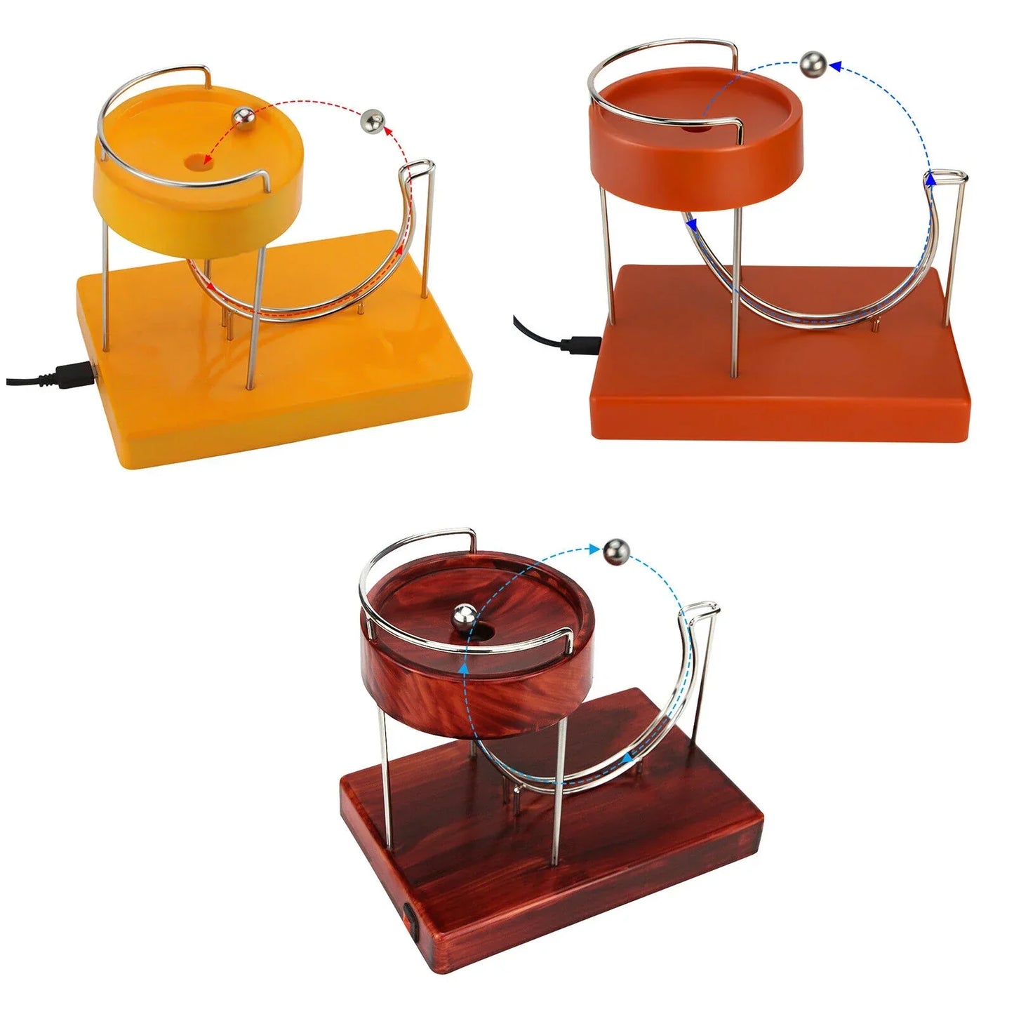 Kinetic Art Perpetual Motion Machine Ornament