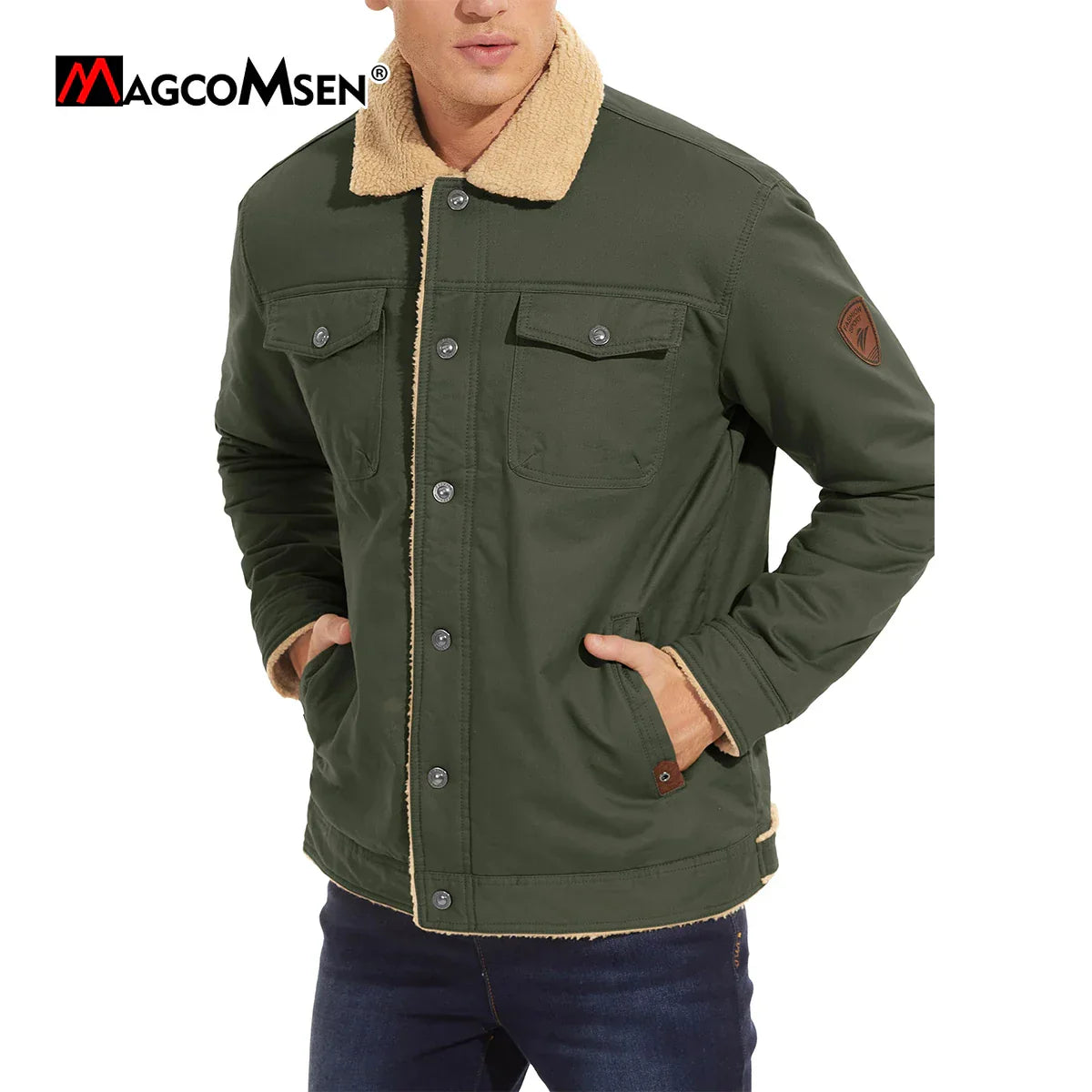 Men's Winter Jackets Sherpa Lined Jackets