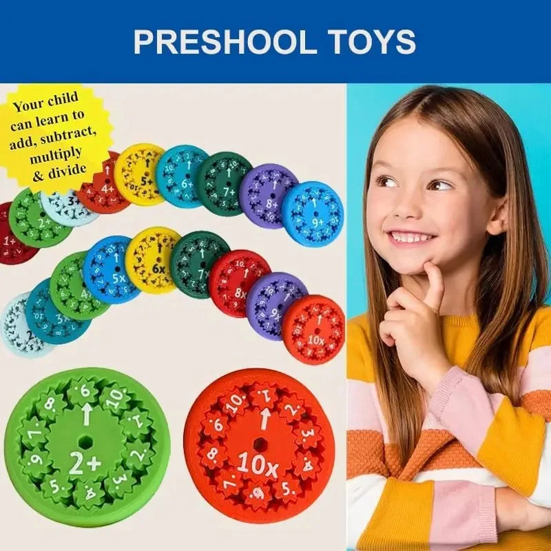 Math Facts Fidget Spinners