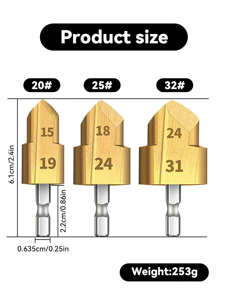 Heavy Duty Pipe Reaming Drill Bits
