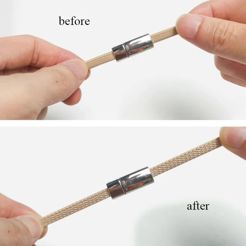 Magnetic Lazy Shoelace Metal Buckle
