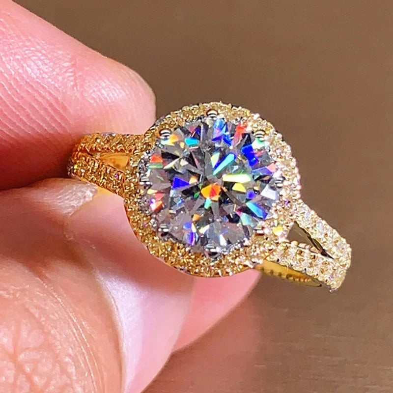 π3 Carat Super Sparkling zircon Ring
