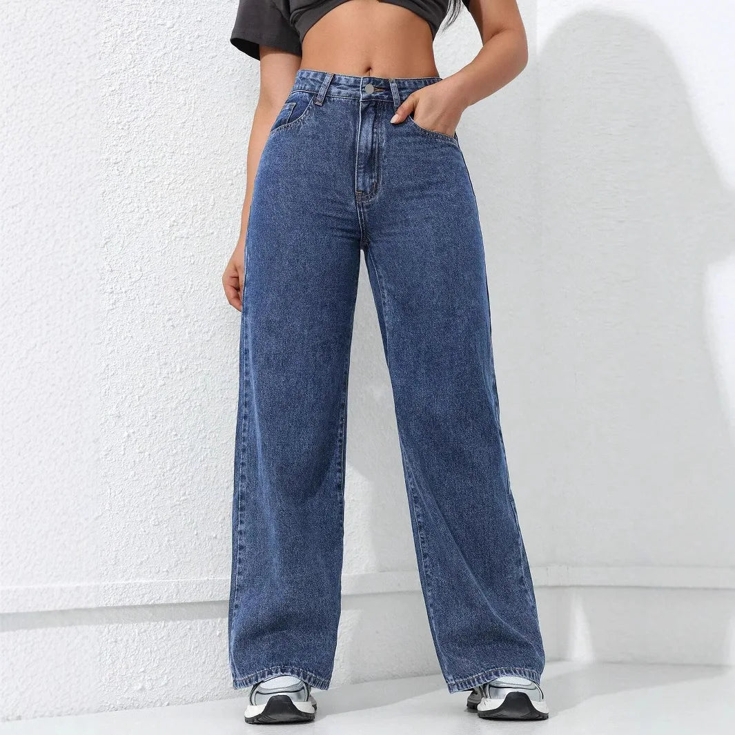 Jeans Women Vintage Wide Leg Pants