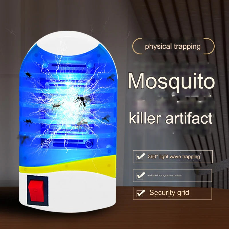 LED Blue Light Trap Household Mosquito Killer Lamp