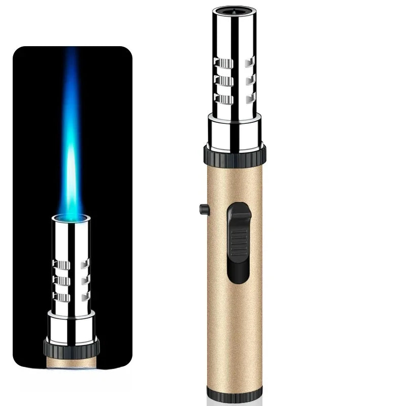 Metal Large Fire Windproof Blue Flame Lighter