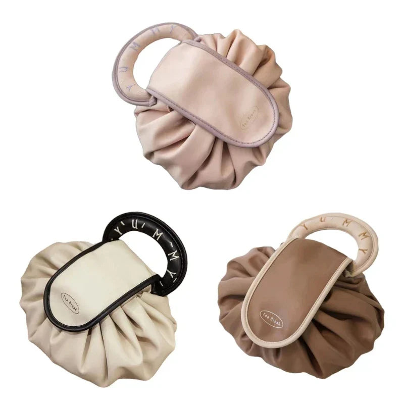 Lazy Drawstring Makeup Fashion Handbag