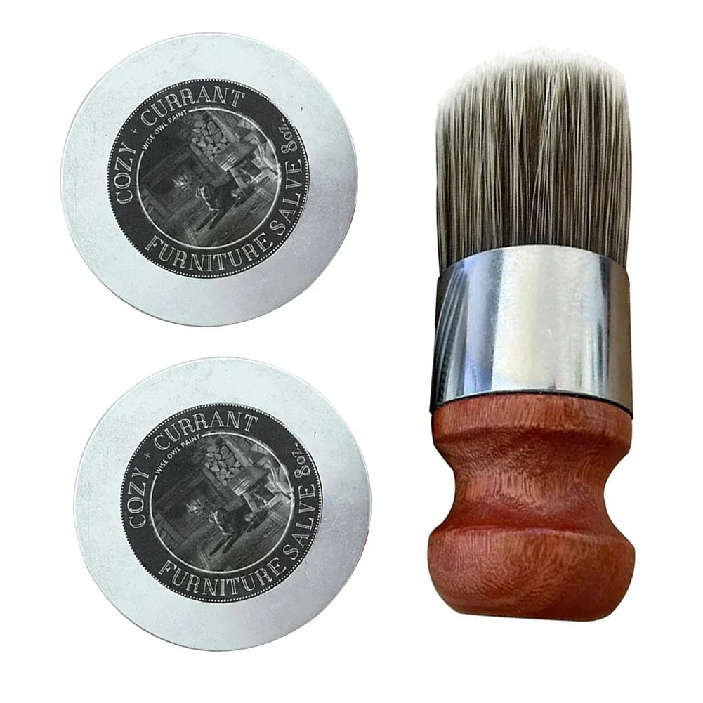 Leather & Furniture Repair Salve + Applicator Brush