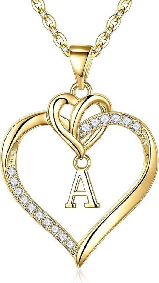 Initial Necklace "Love"