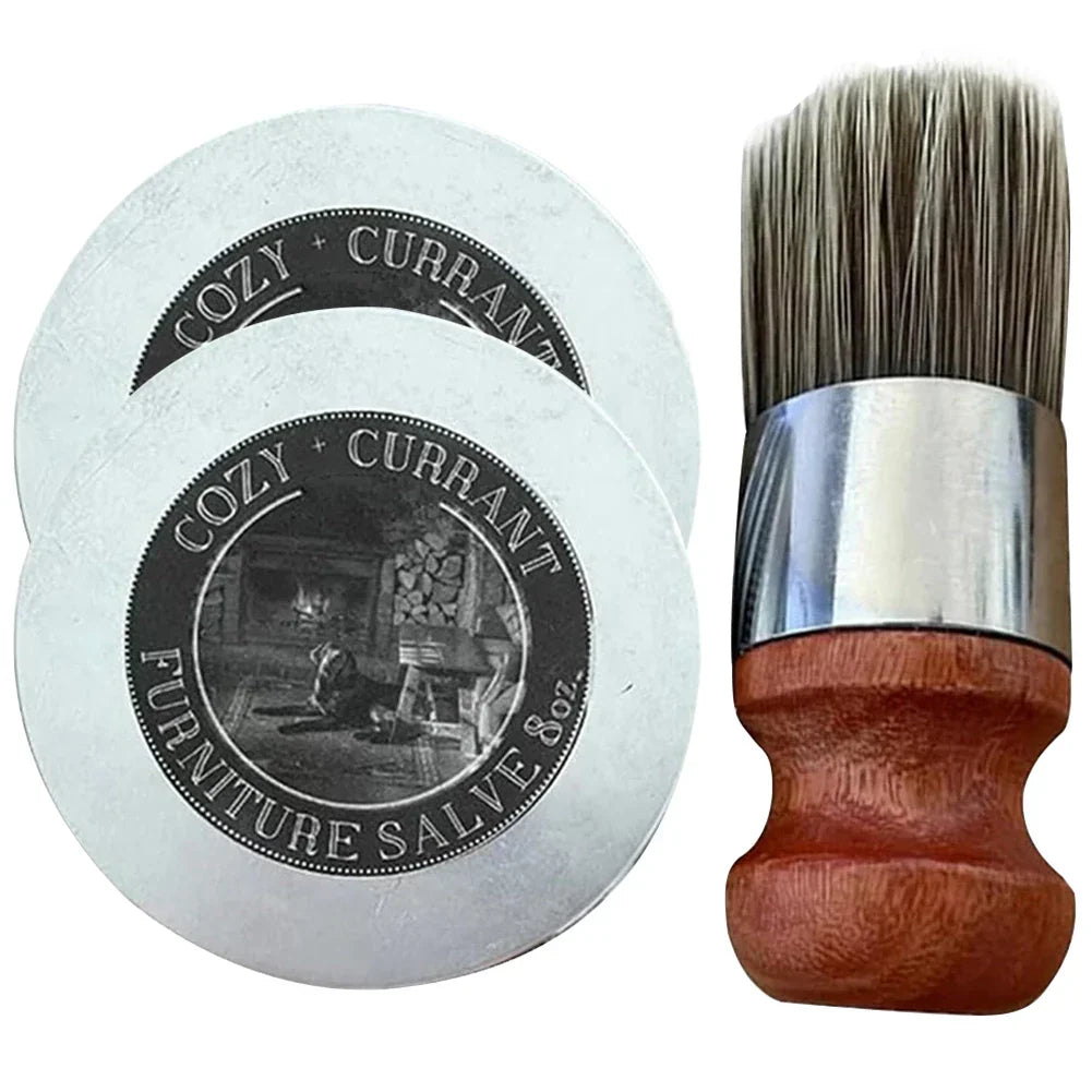 Leather & Furniture Repair Salve + Applicator Brush