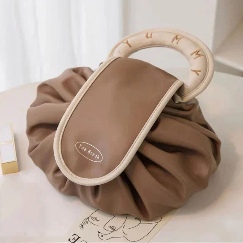 Lazy Drawstring Makeup Fashion Handbag