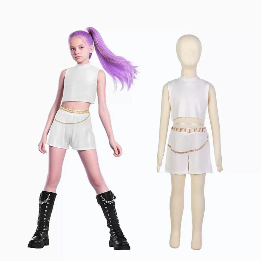 K-Pop Girl Costume Skirt Set💖 Role Play👻Demon Hunter