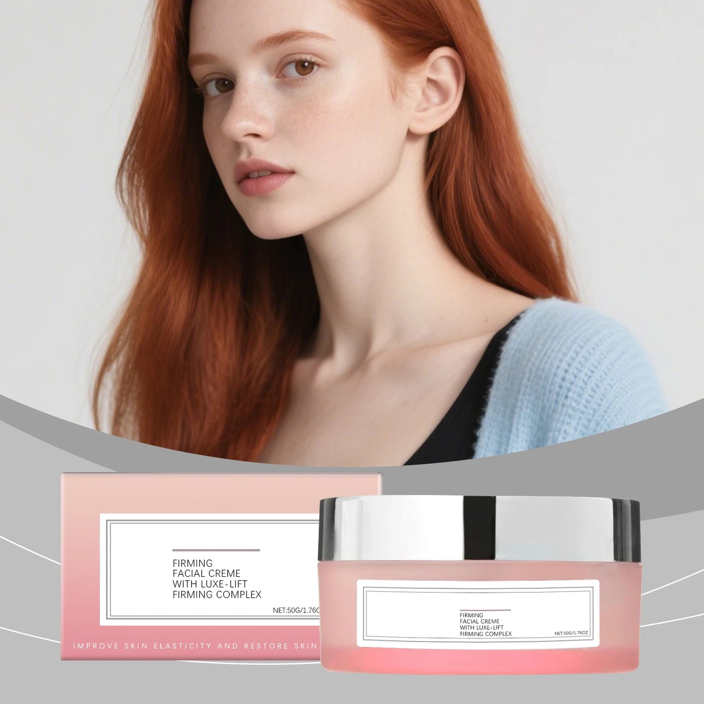 Lift Firming Facial Crème, Anti-Gravity Moisturizing Cream, Skin Contouring & Hydration