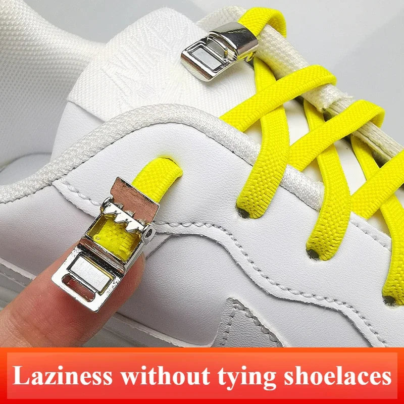 Magnetic Lazy Shoelace Metal Buckle