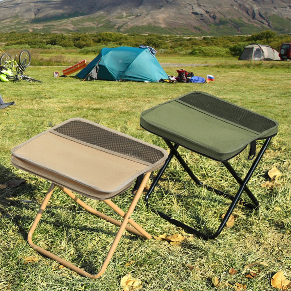 Camping Chairs, Upgraded Foldable Stool, 1.5 lbs ultra light, Max Load Capacity 286lbs