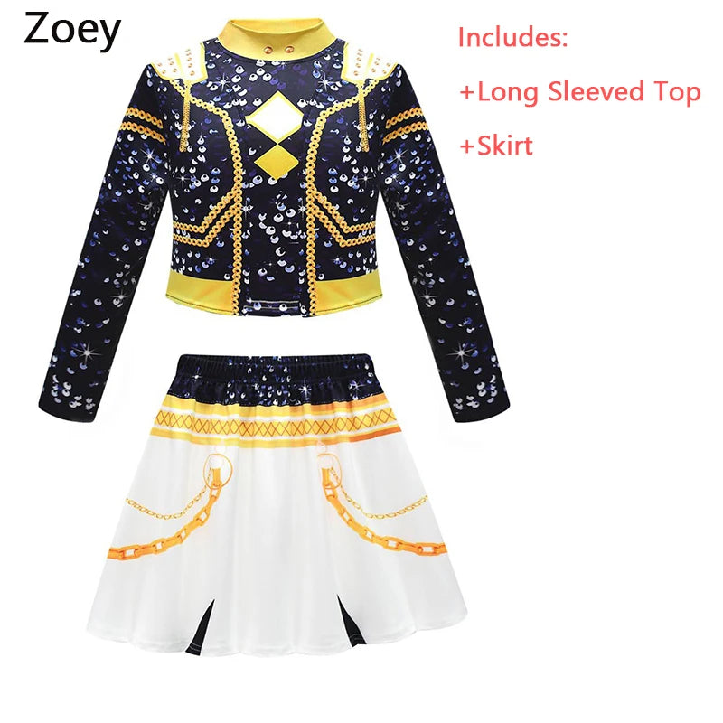 K-Pop Girl Costume Skirt Set💖 Role Play👻Demon Hunter