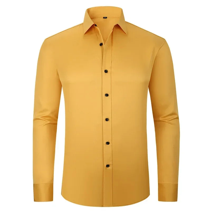 Men's Super Stretchy Quick-Drying Breathable Dress Shirt