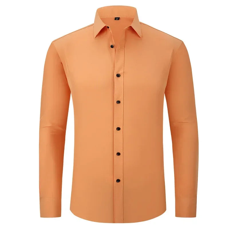 Men's Super Stretchy Quick-Drying Breathable Dress Shirt