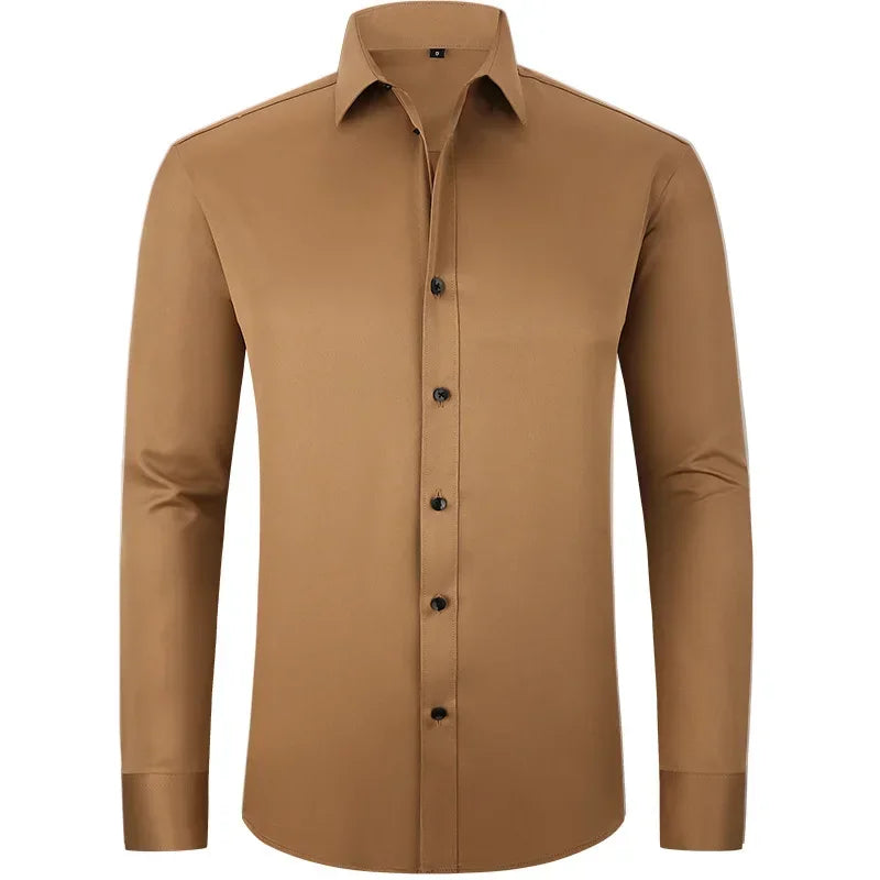 Men's Super Stretchy Quick-Drying Breathable Dress Shirt