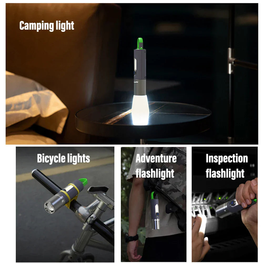 LED Rechargeable Tactical Laser Flashlight 2000 High Lumens