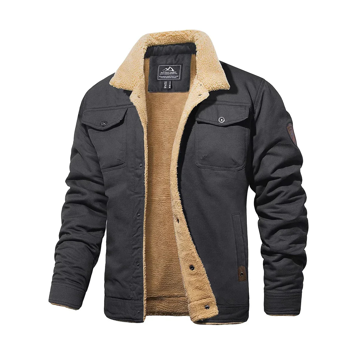 Men's Winter Jackets Sherpa Lined Jackets