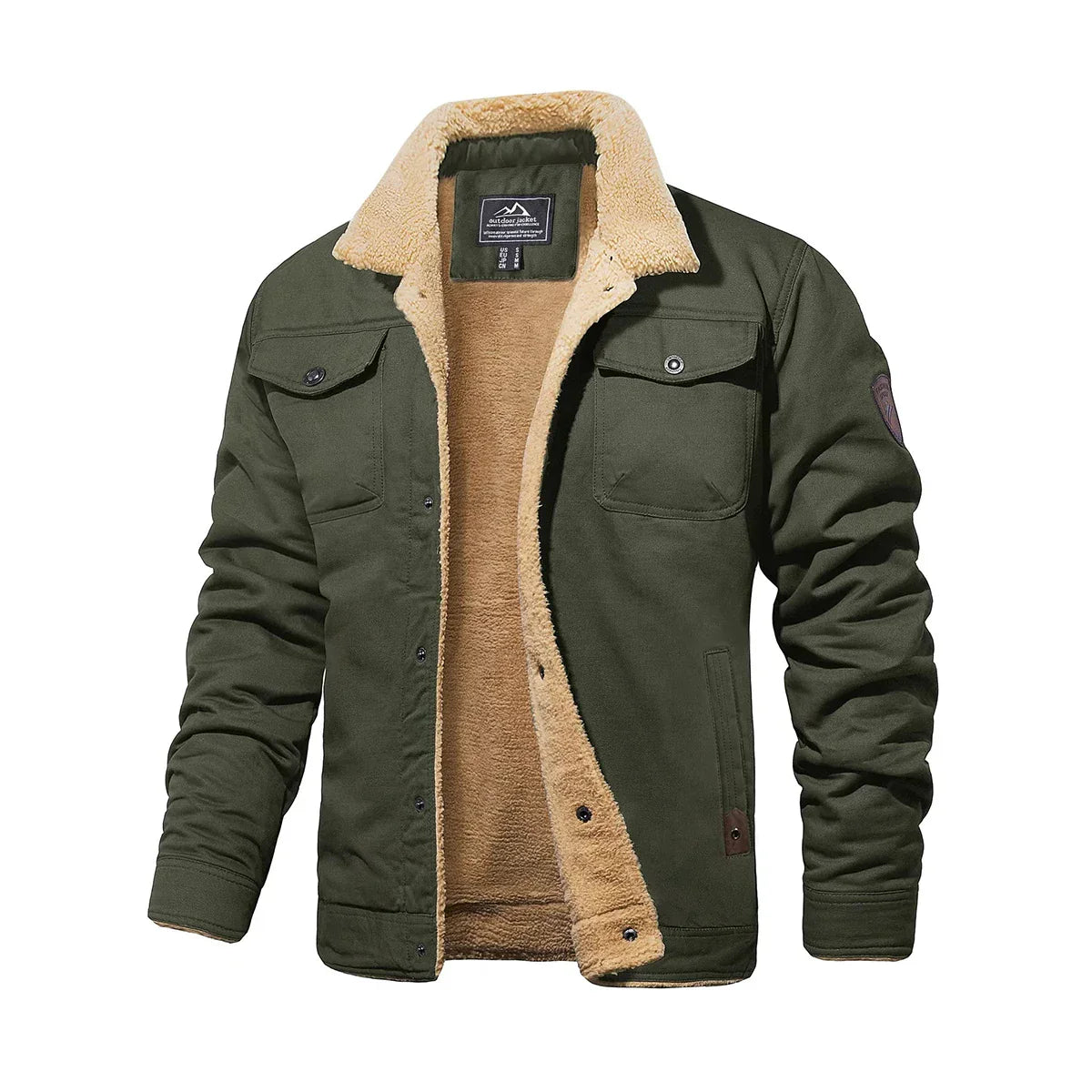 Men's Winter Jackets Sherpa Lined Jackets